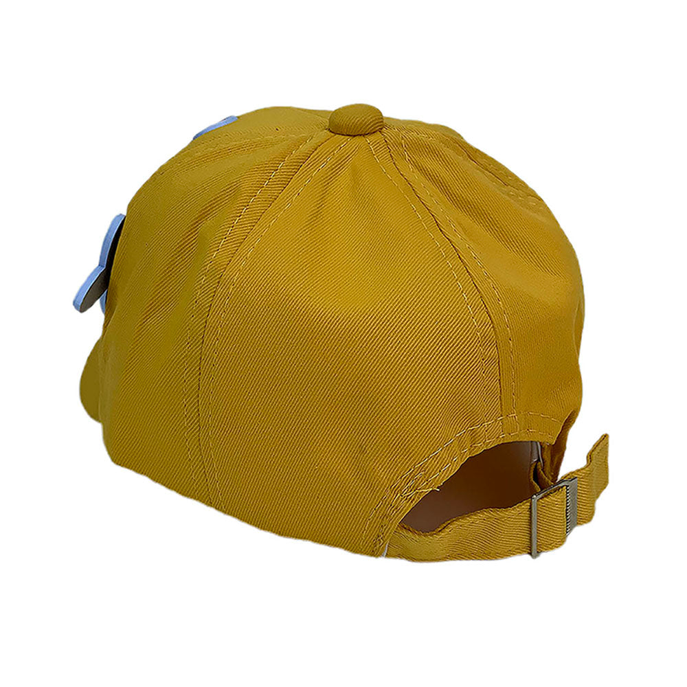 Little Surprise Box, Yellow 3d Dolphin Casual Cap for Kids