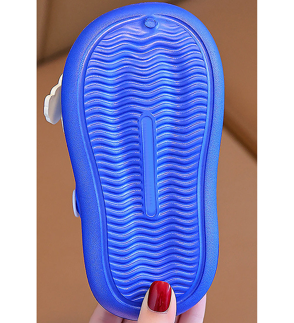 Little Surpise Box Blue Transport Theme Slip On Clogs, Summer/Monsoon All Season Footwear For Toddlers & Kids.