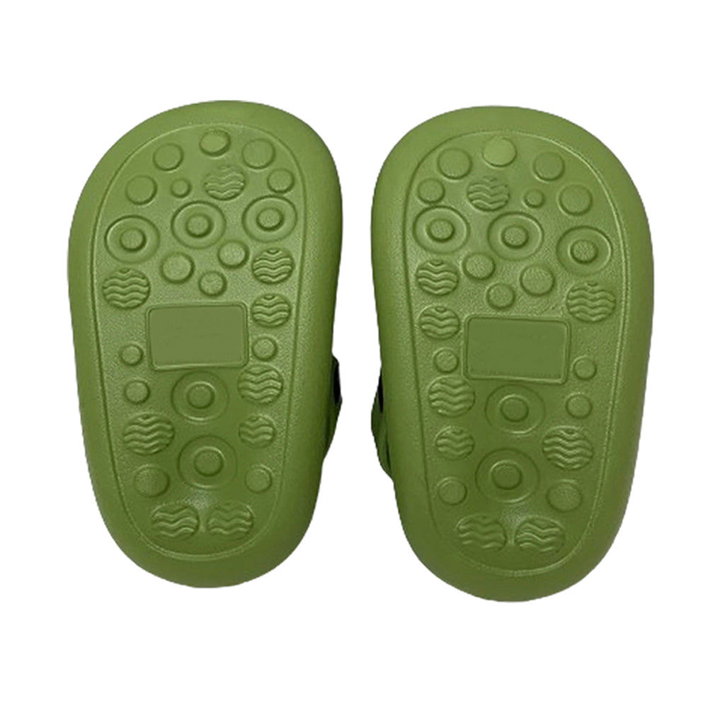 Little Surpise Box Green Pinwheel Slip On Clogs, Summer/Monsoon All Season Footwear For Toddlers & Kids.