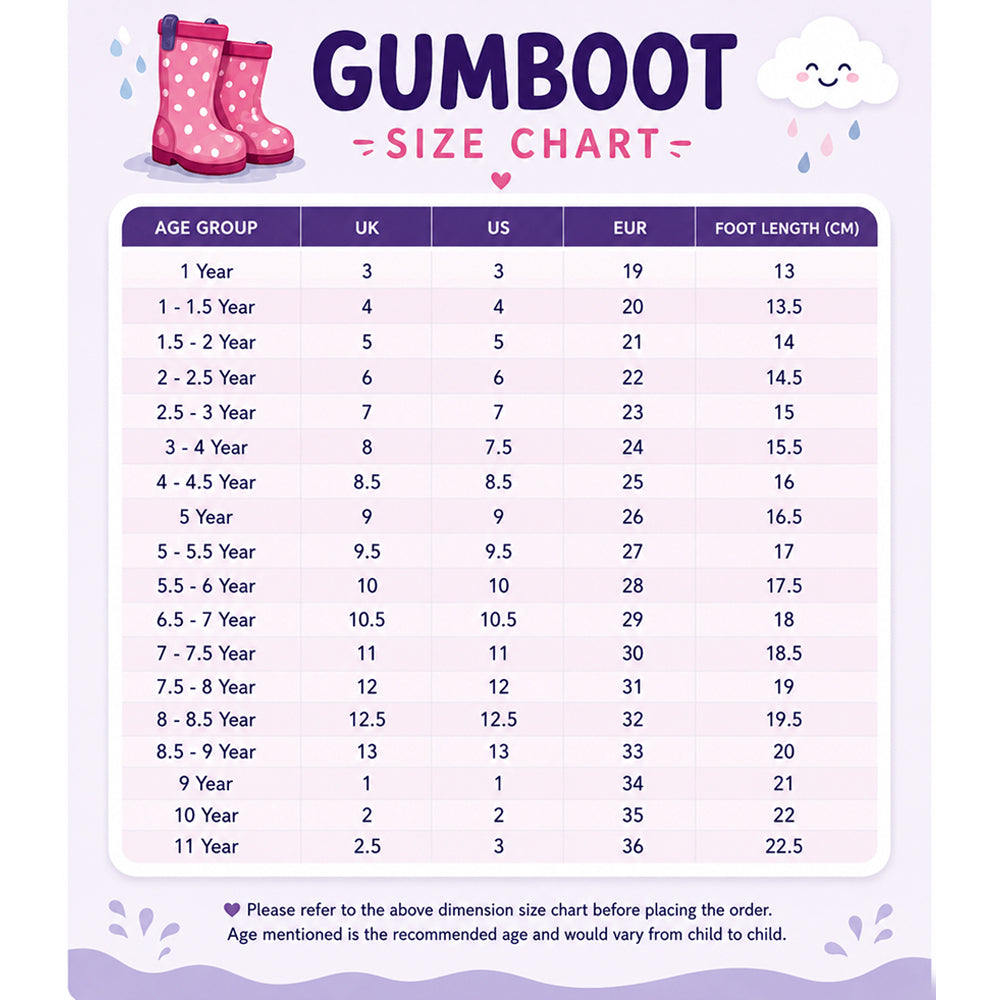 "Mr." Rain Gumboots - Toddler & Kids