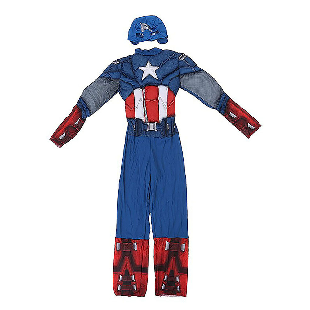 Little Surprise Box Blue Muscle Superhero Kids Halloween Costume Dress Up
