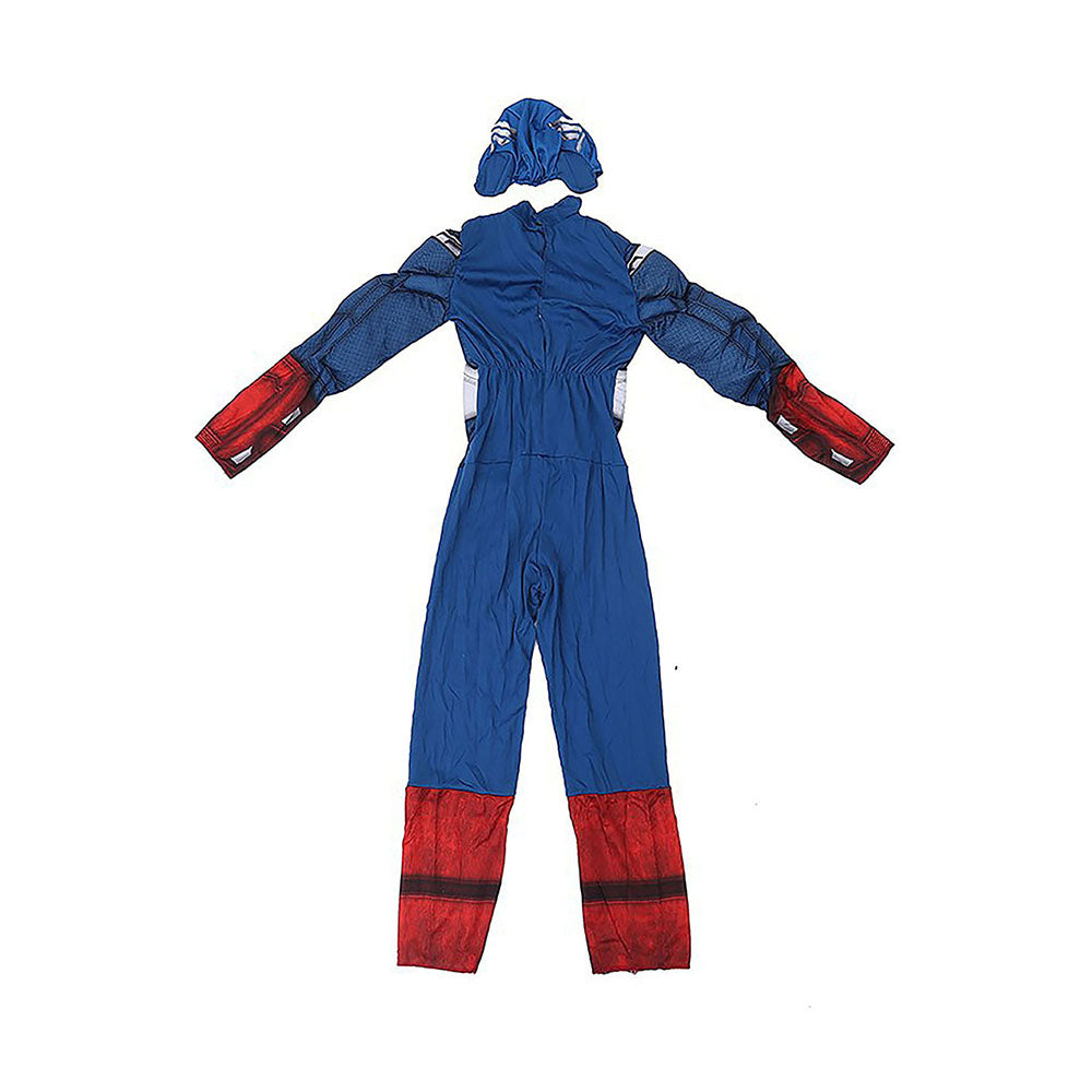 Little Surprise Box Blue Muscle Superhero Kids Halloween Costume Dress Up