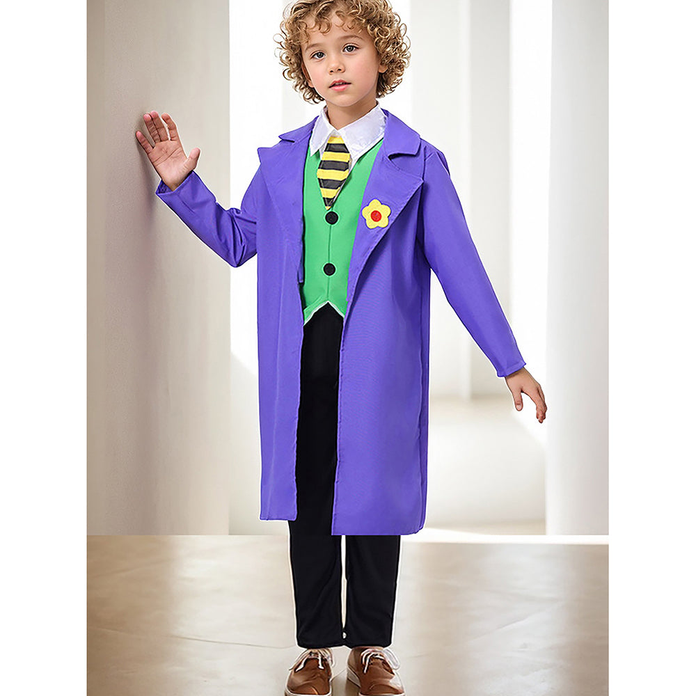 Little Surprise Box The Superhero Joker Theme Kids Halloween Costume Dress Up