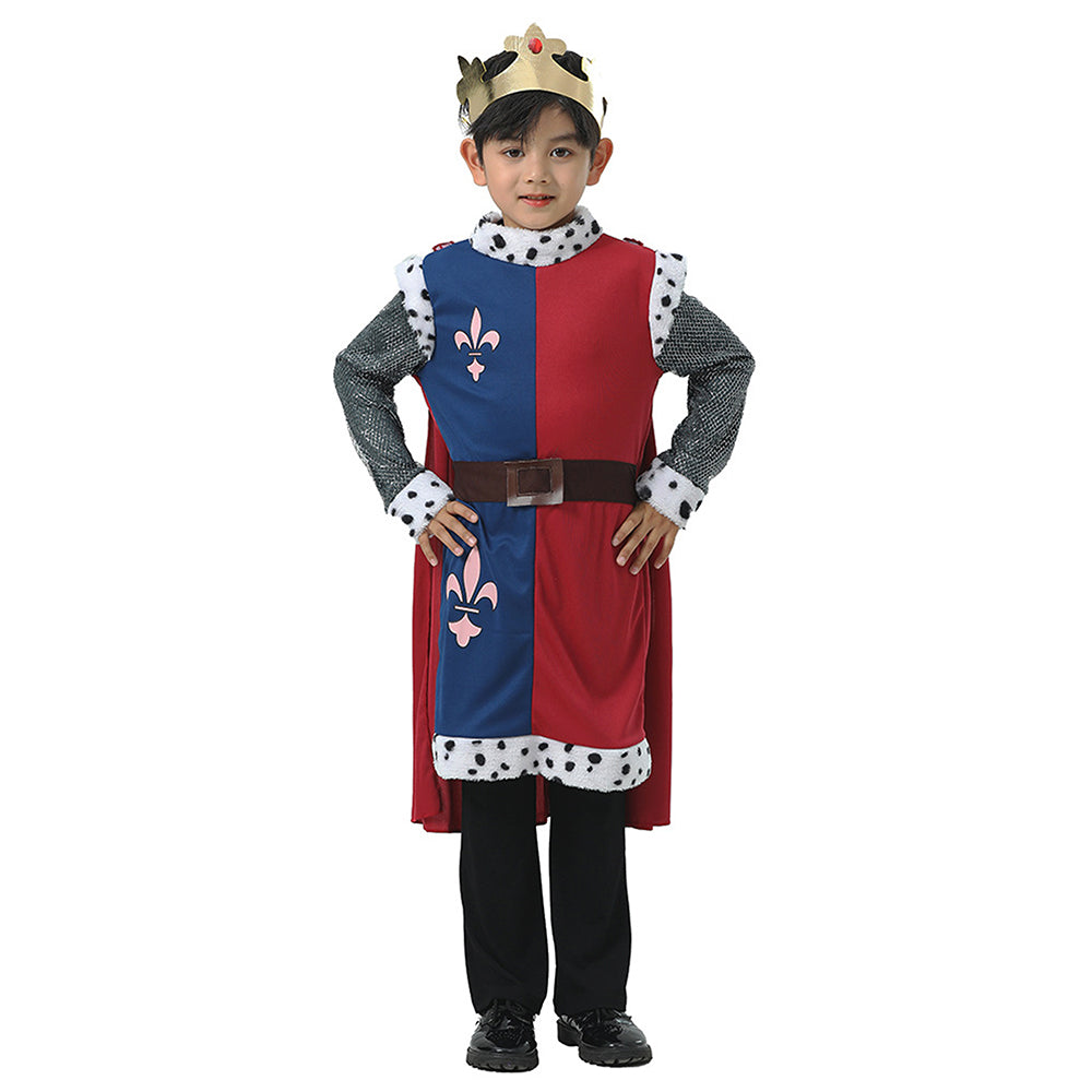 Little Surprise Box,Medieval King costume,Kids Halloween Costume Fancy Dress Up