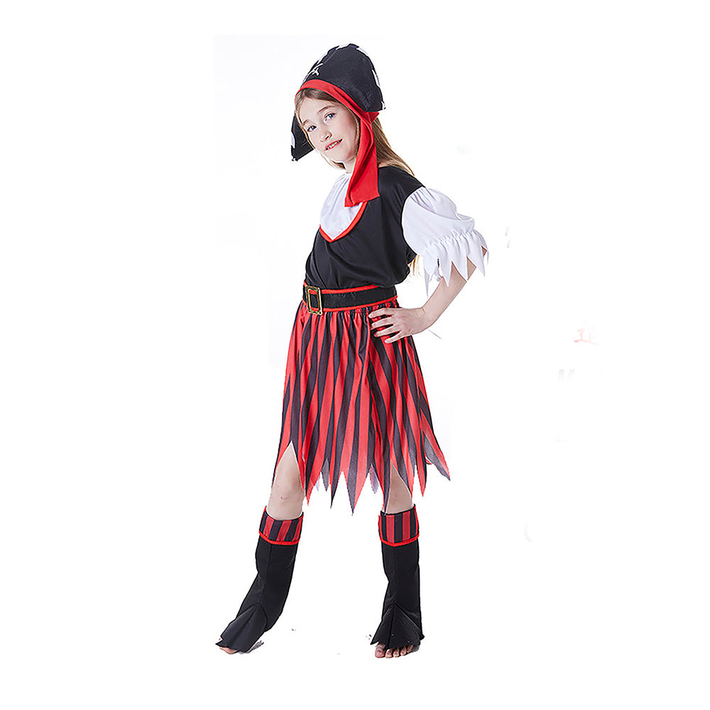 Little Surprise Box Pirates Theme Kids Halloween Costume Dress Up for Girls