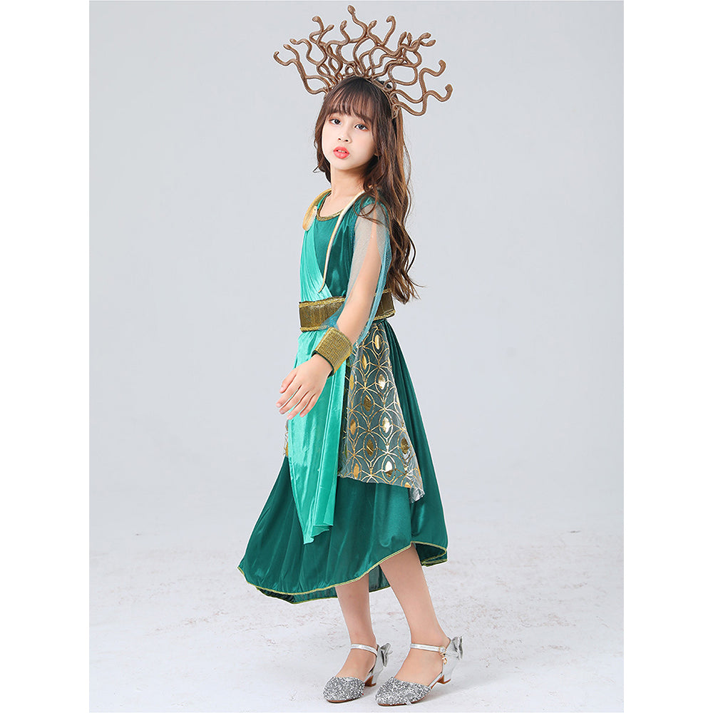 Little Surprise Box,Forest Snake Queen Kids Halloween Costume Dress Up