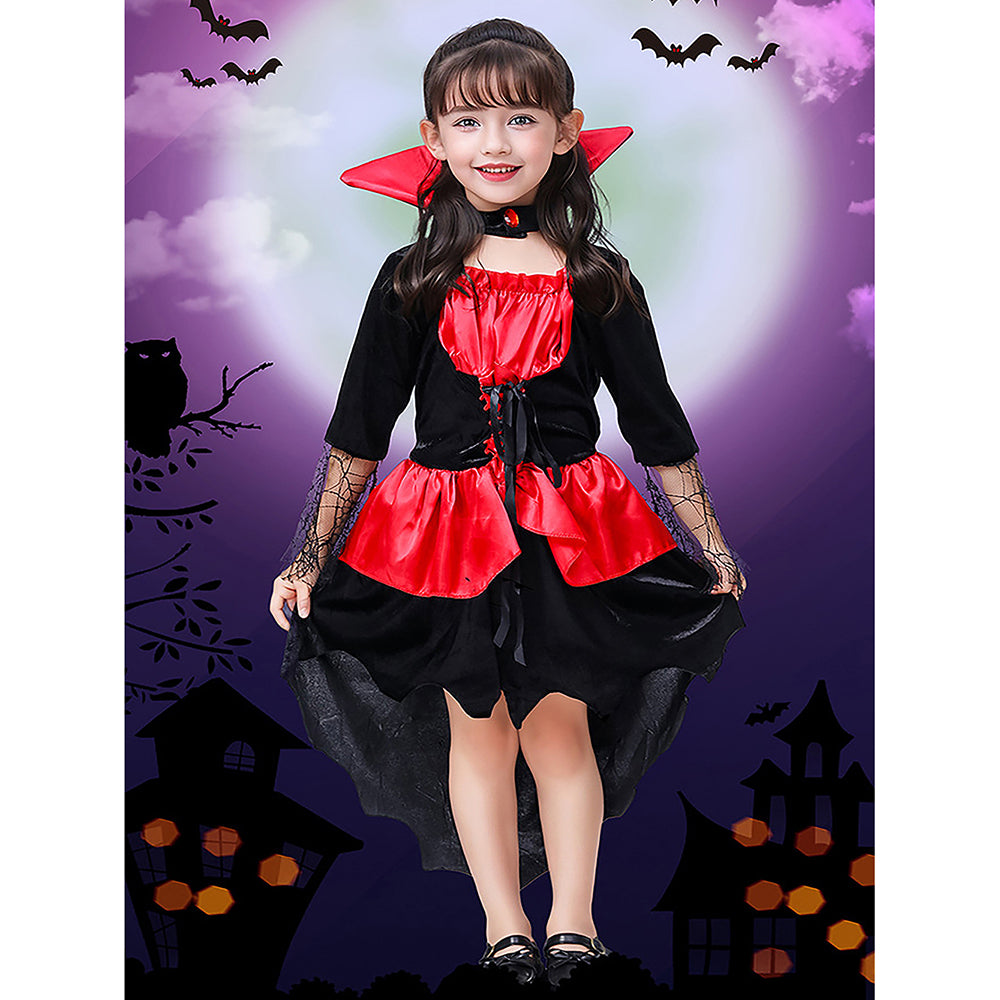 Little Surprise Box Wampire Witch Theme Kids Halloween Costume Dress Up-110