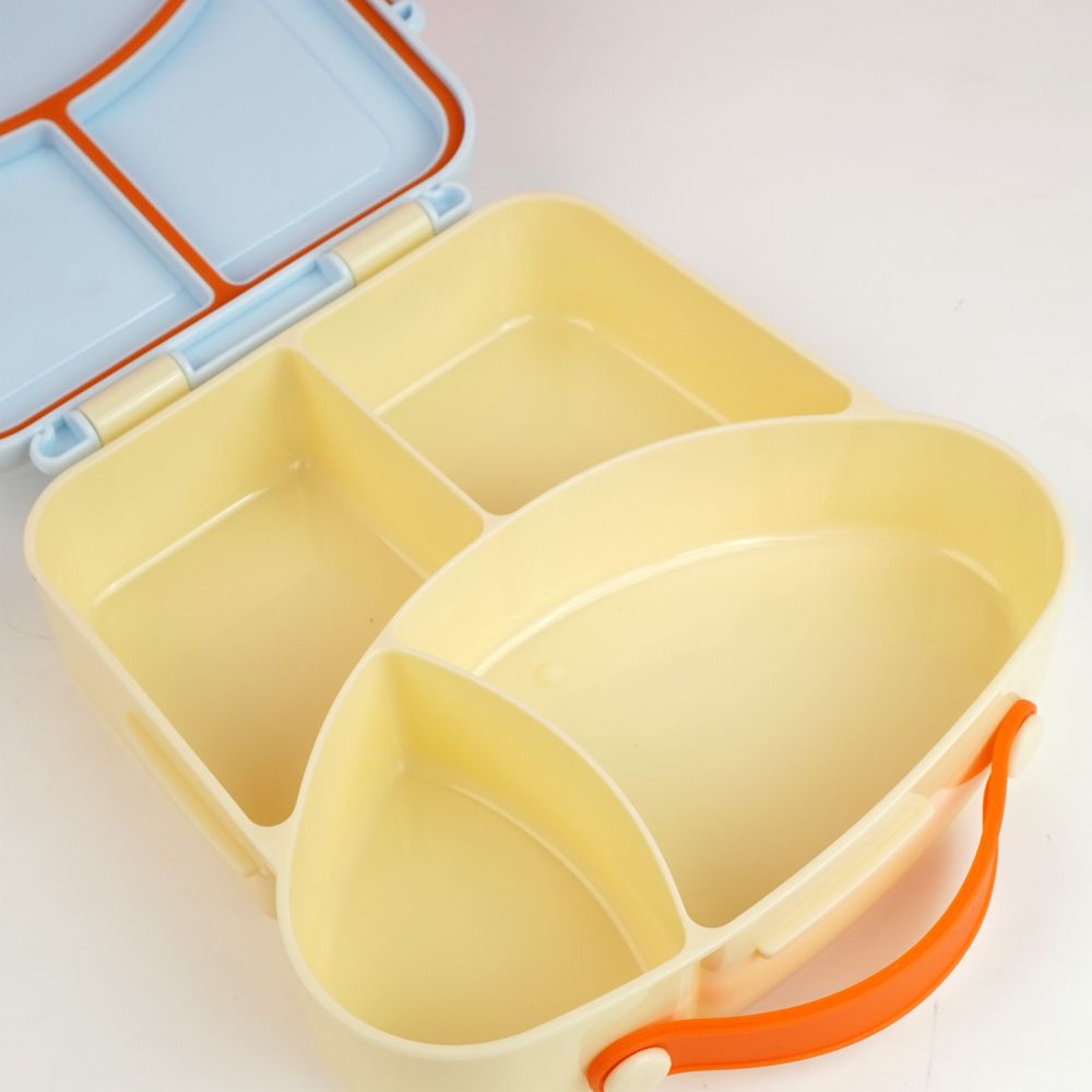 Blue Bread slice Fun themed Kids Lunch Box/ Tiffin