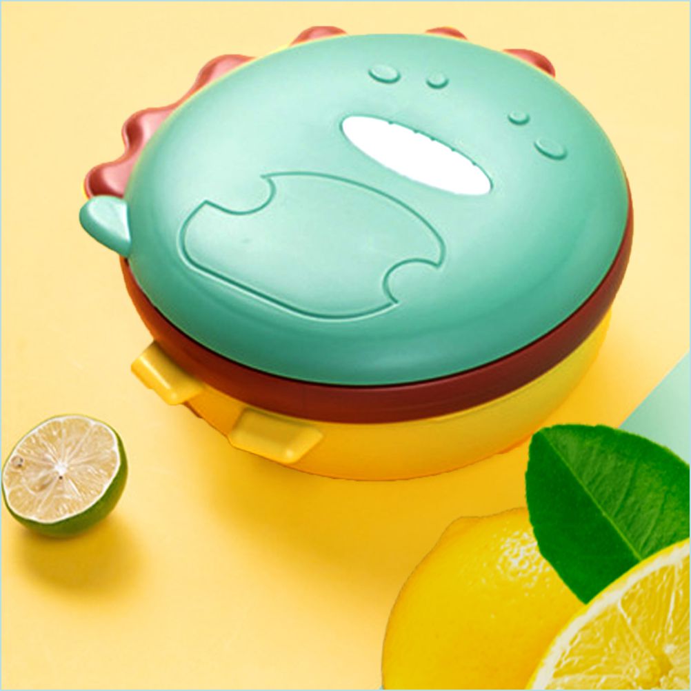 3d Green Munch Monster Stainless Steel Kids Lunch Box