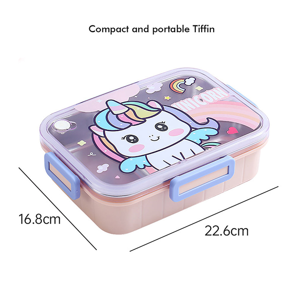 Little Surprise Box Tiffin Combo 5 pcs Set, Big Uni Astro Lunch Box , Insulated Lunch Bag & Water Bottle  Chopsticks & Spoon Combo Set Of 5 For Kids