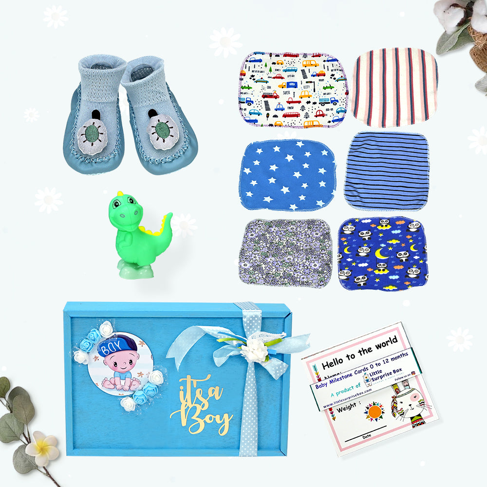 Little Surprise Box - Blue Joy Newborn Hamper Gift Set