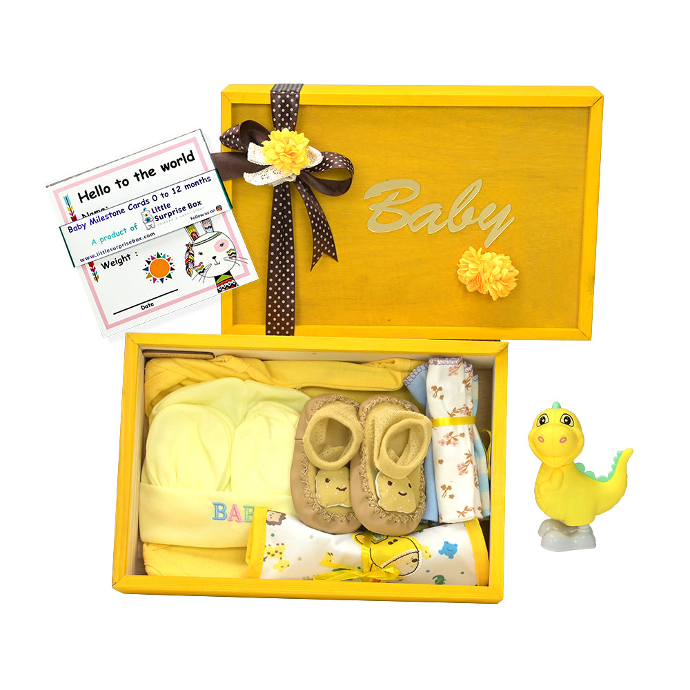 Little Surprise Box - Yellow Sunshine Newborn Hamper Gift Set