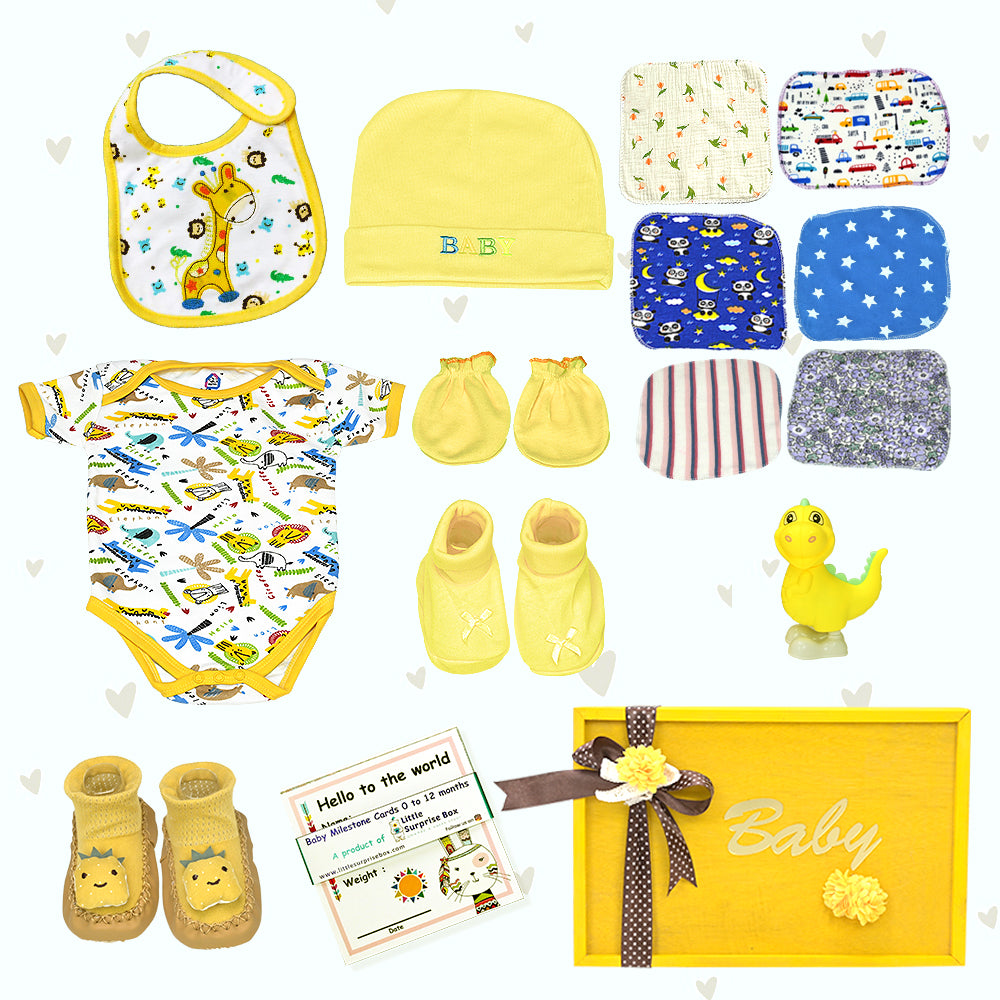 Little Surprise Box - Yellow Sunshine Newborn Hamper Gift Set