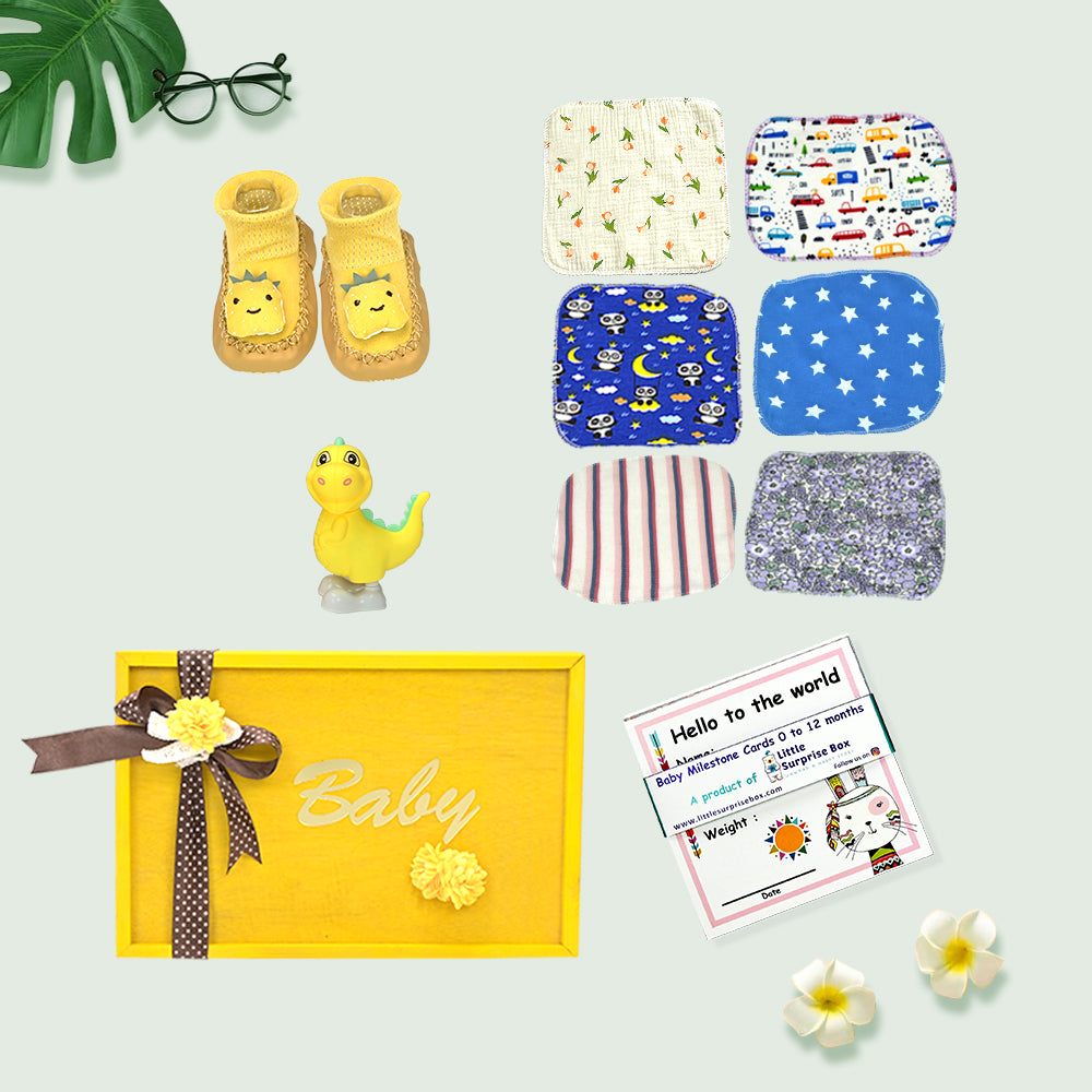 Little Surprise Box - Yellow Sunshine Newborn Hamper Gift Set