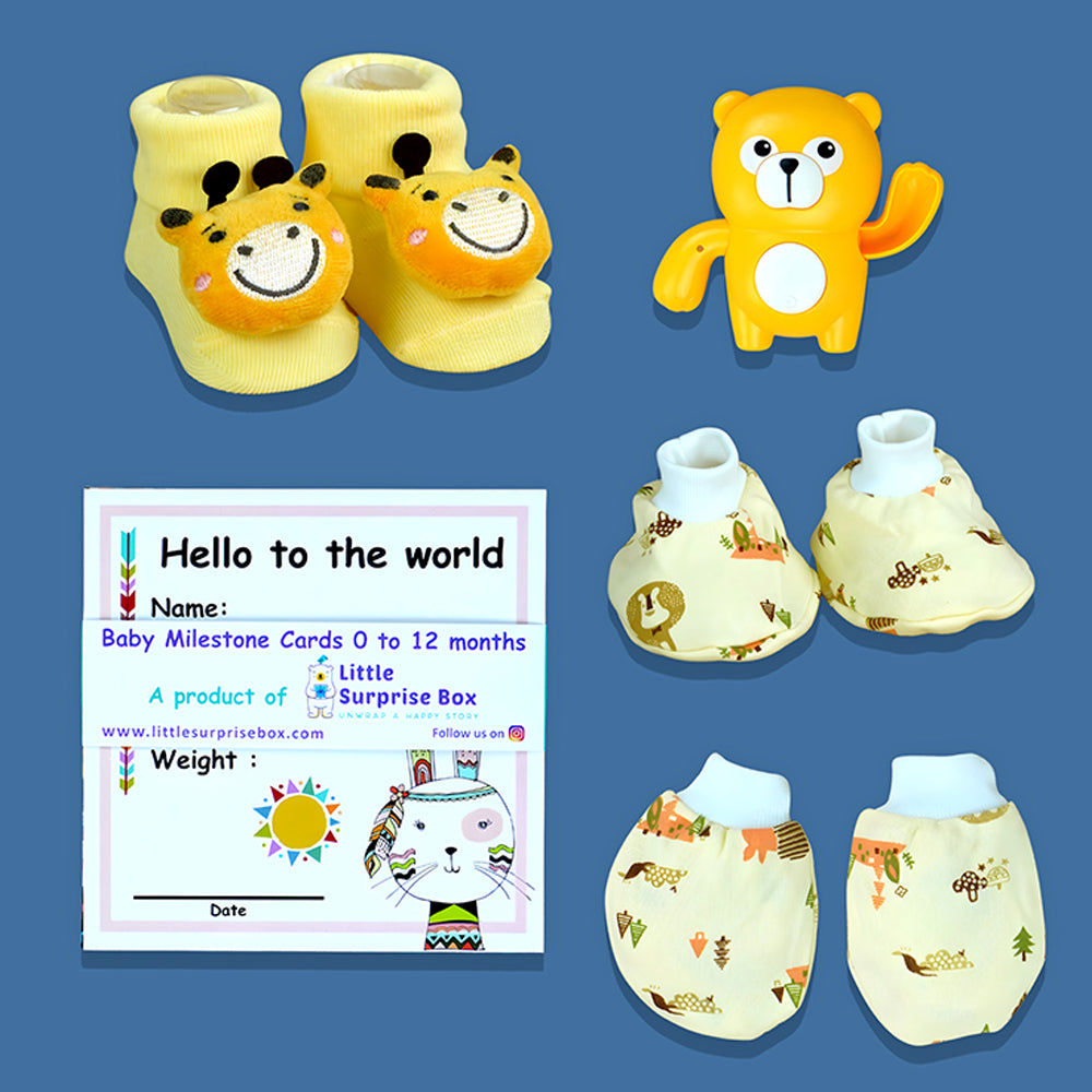 Little Surprise Box - Yellow Sunshine Newborn Hamper Gift Set