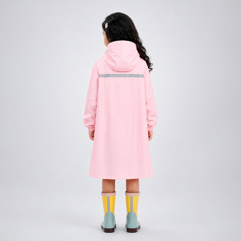 Giraffe Knee Length Raincoat for Kids