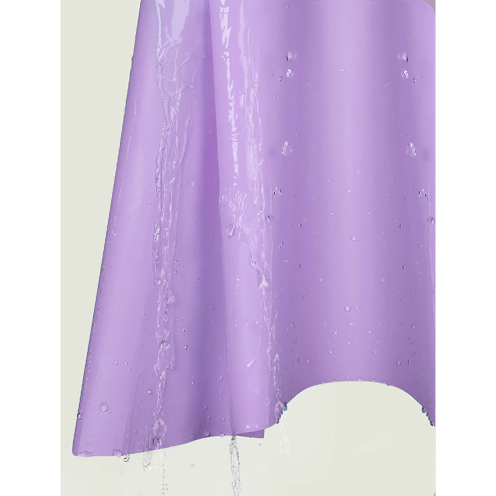 Little Surprise Box, Purple Uni Cap Style Knee length Raincoat for Kids & Teens