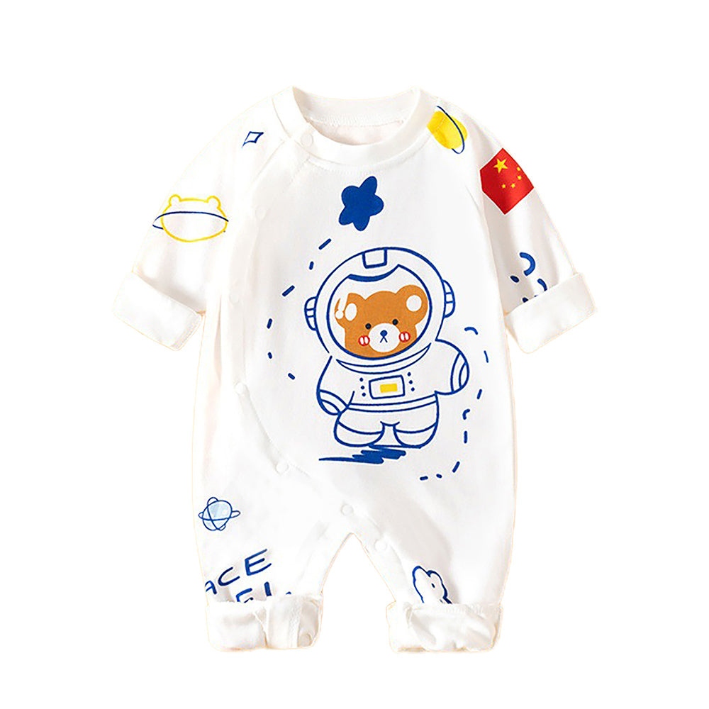 Little Surpise Box, Astronaut Space full sleeves jumpsuit Romper for Tiny Toddlers