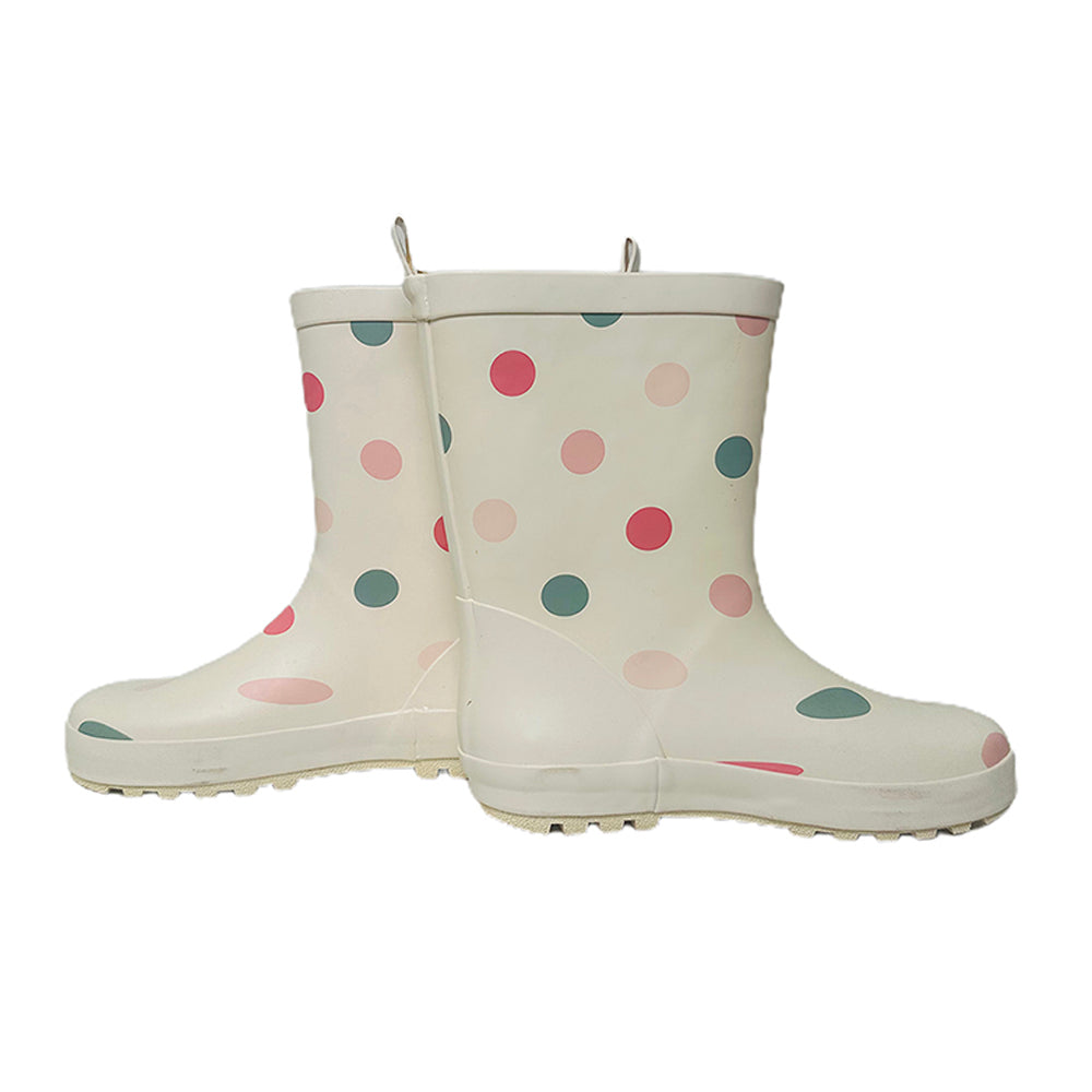 Little Surprise Box Ms. Swiss Dots ,  Flexible Rubber Rain Gumboots for Toddlers and Kids