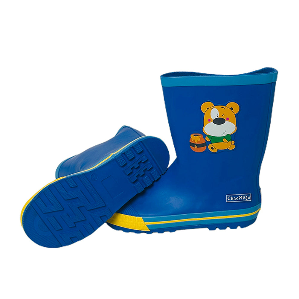 Little Surprise Box Mr. Ted Thomas,  Flexible Rubber Rain Gumboots for Toddlers and Kids