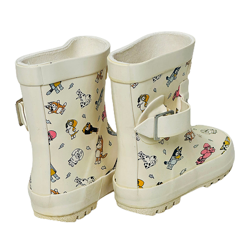 Little Surprise Box Mr. Woof Harlow ,  Flexible Rubber Rain Gumboots for Toddlers and Kids