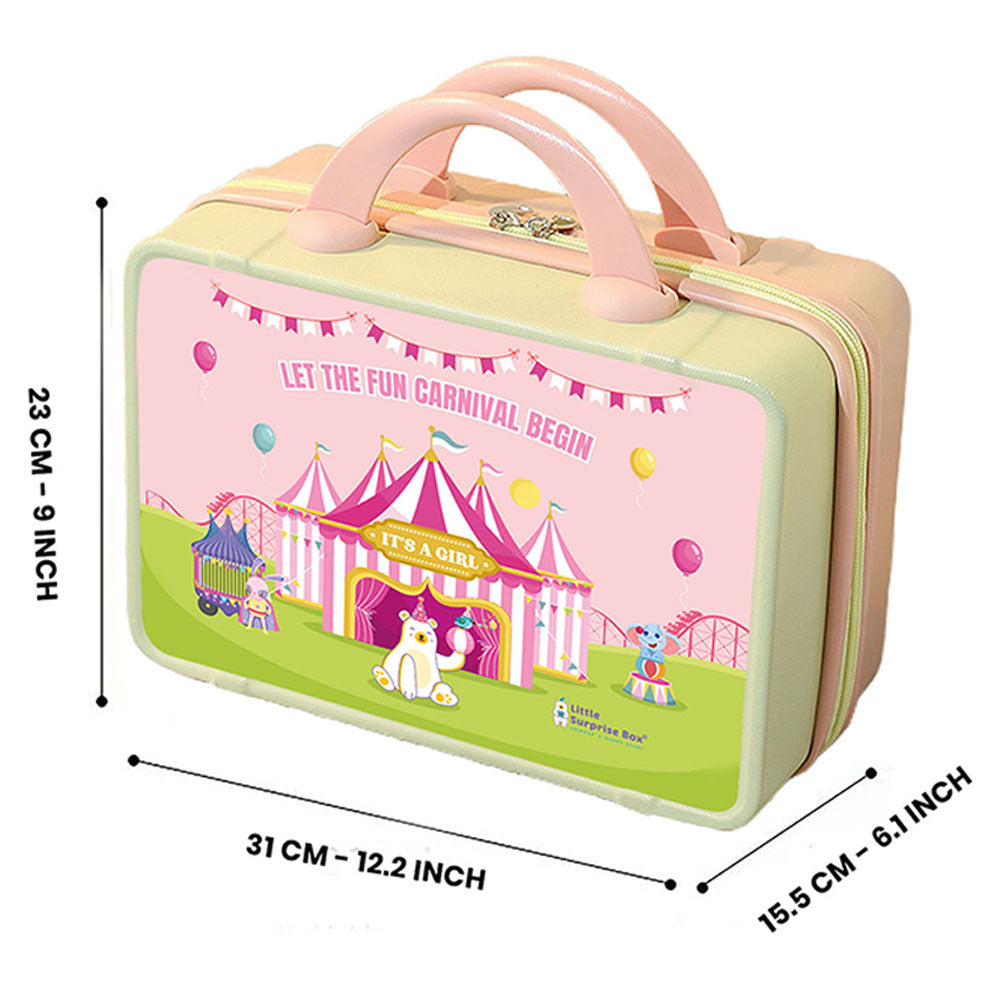 Little Surprise Box Fun Carnival Theme Hardcase Travel Suitcase