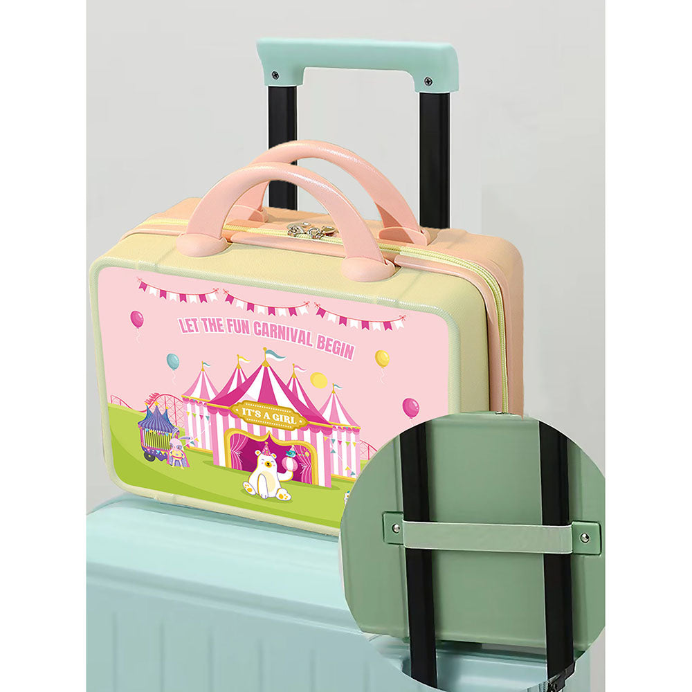 Little Surprise Box Fun Carnival Theme Hardcase Travel Suitcase