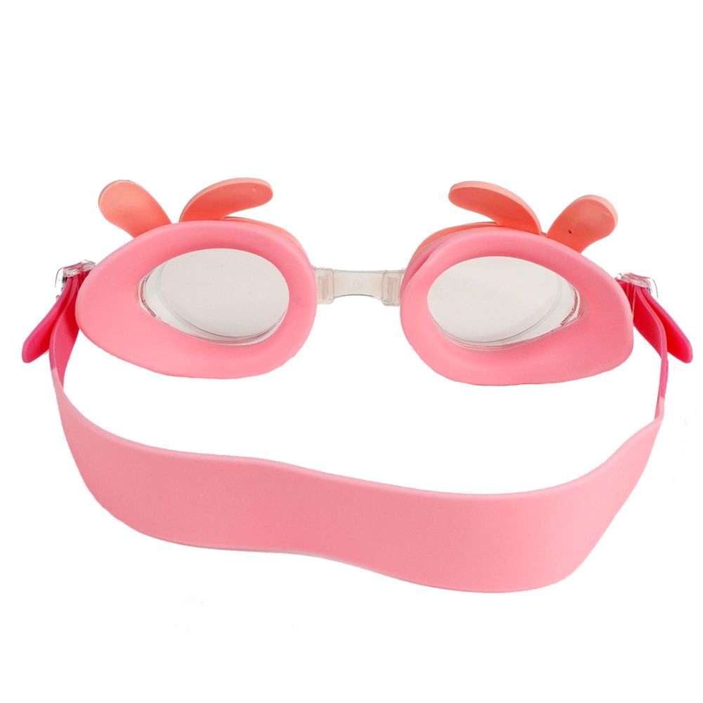 3d Bunny Ears Anti Fog UV Protection Leakproof Design Swim Goggles for Kids, 3yrs  - 8yrs