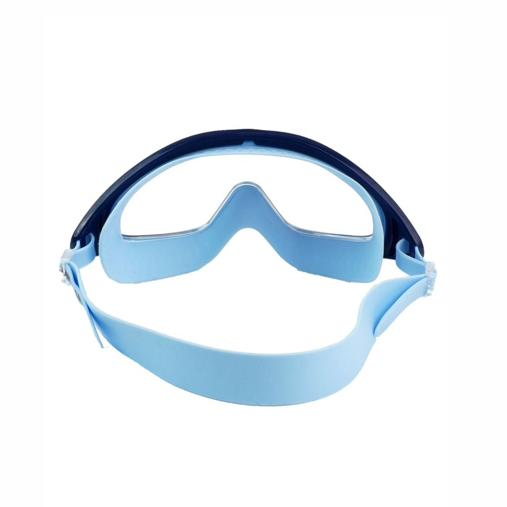 Cheng Navy Casket, Blue Border   Anti Fog UV Protection Leakproof Design Swim Goggles for Kids, 8yrs -15yrs