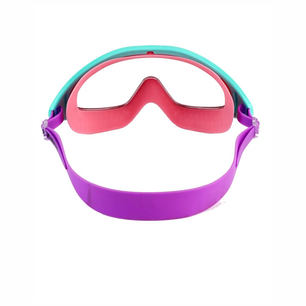 Cheng Pink Casket, Mint Border   Anti Fog UV Protection Leakproof Design Swim Goggles for Kids, 8yrs - 15 years