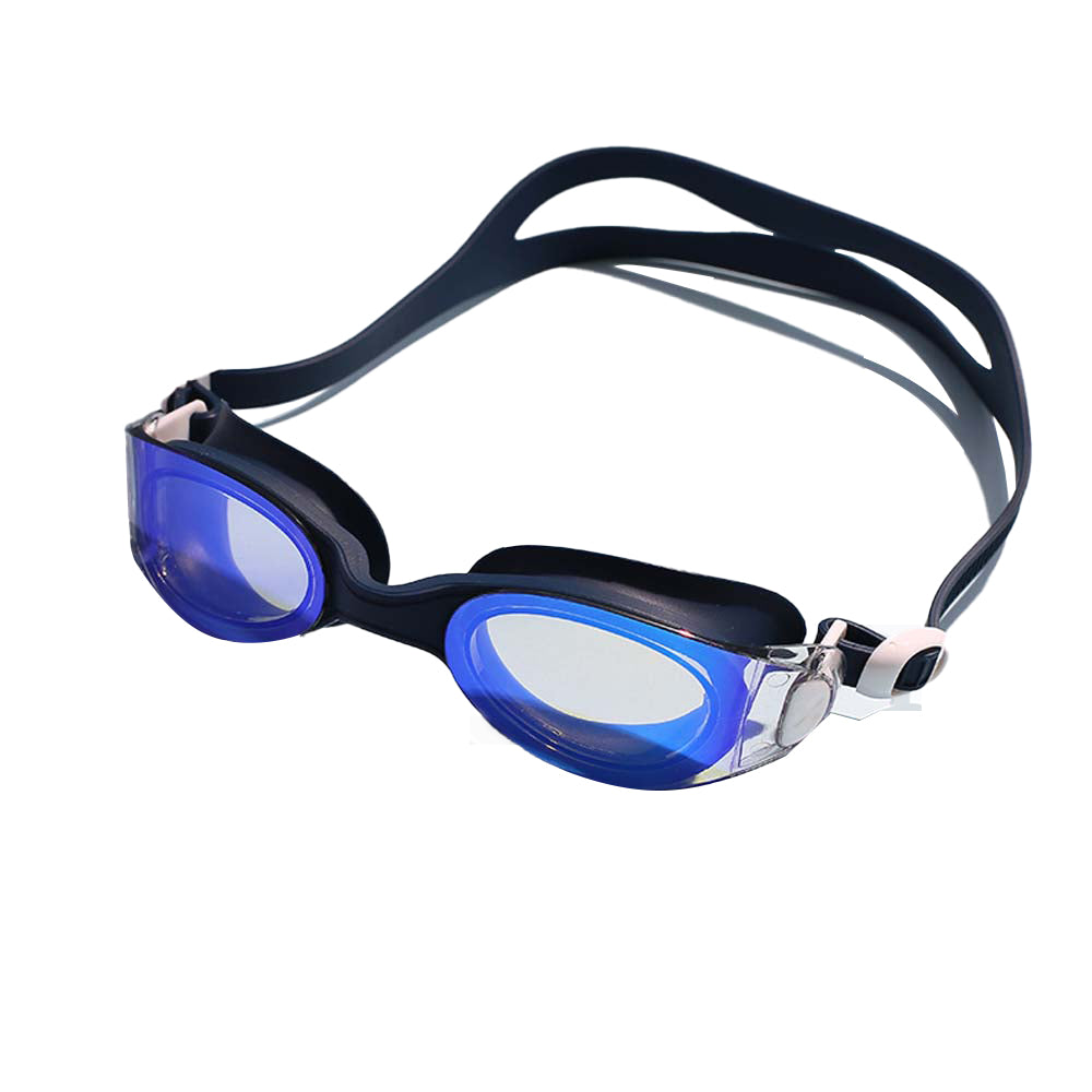 Little Surprise Box, Blue Hologram UV protected Unisex Swimming Goggles for Kids and Teens