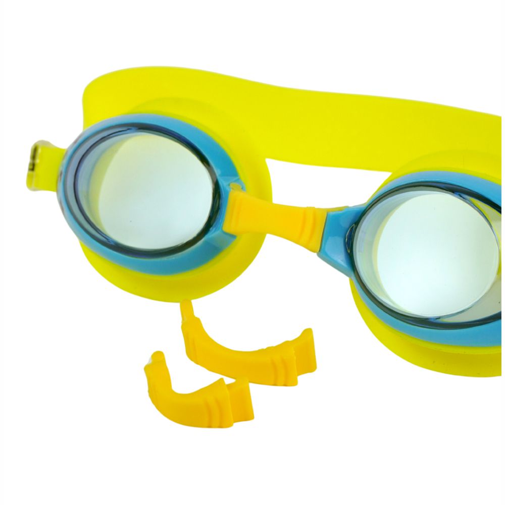 Little Surprise Box , Starry Yellow Anti Fog UV Protection Leakproof Design Swim Goggles for Kids, 3yrs  - 8yrs