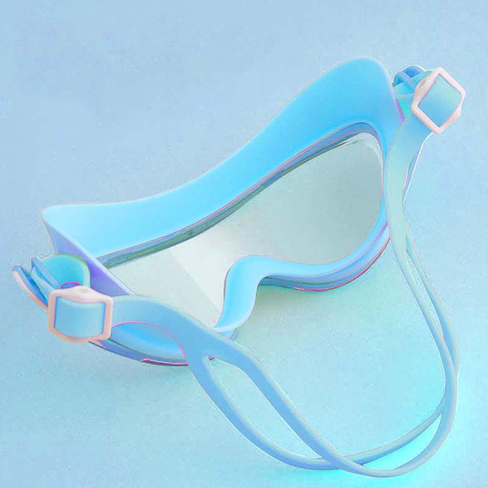 Little Surprise Box Fitness Teens Black & Blue Big Frame UV protected Unisex Swimming Goggles