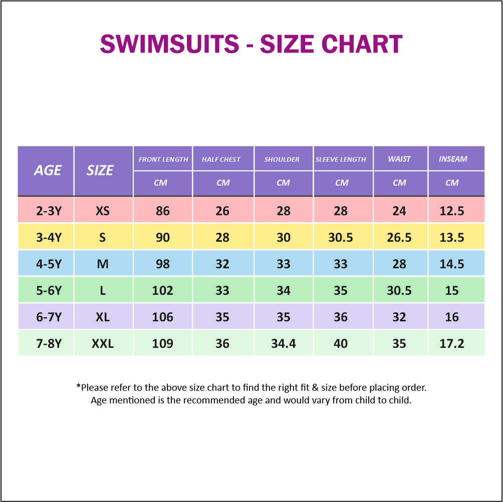 Lilac Printed SleevesPowder Pink Full Length Scuba Swimsuit 2.5mm Neoprene   Swimwear for water adventures for KidsTeens and Adults