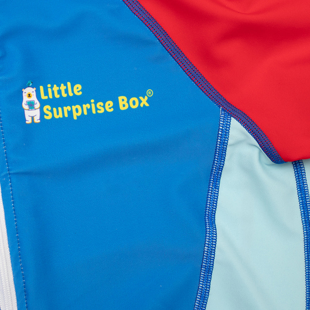 Little Surprise Box,LSB Blue & Red Full Length Swimwear for Teens & Adults with UPF 30+