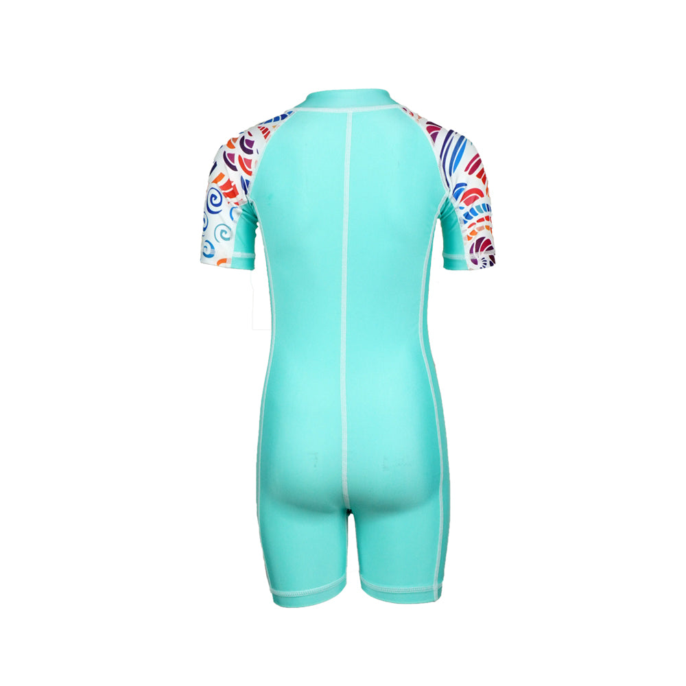 Mint Printed Design knee length Swimwear for Kids and Teens