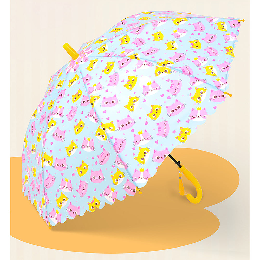 Little Surprise Box Cute Cat Face Umbrella for Kids