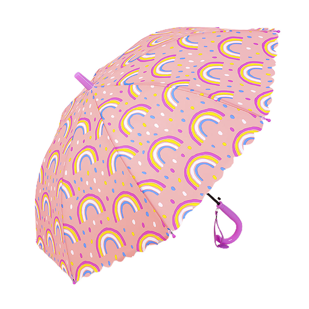 Little Surprise Box Bright Rainbow Pink Umbrella for Kids