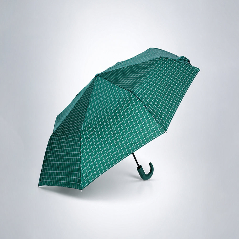 3 Fold Checkered  Auto Open & Close Umbrella for Teens & Adults