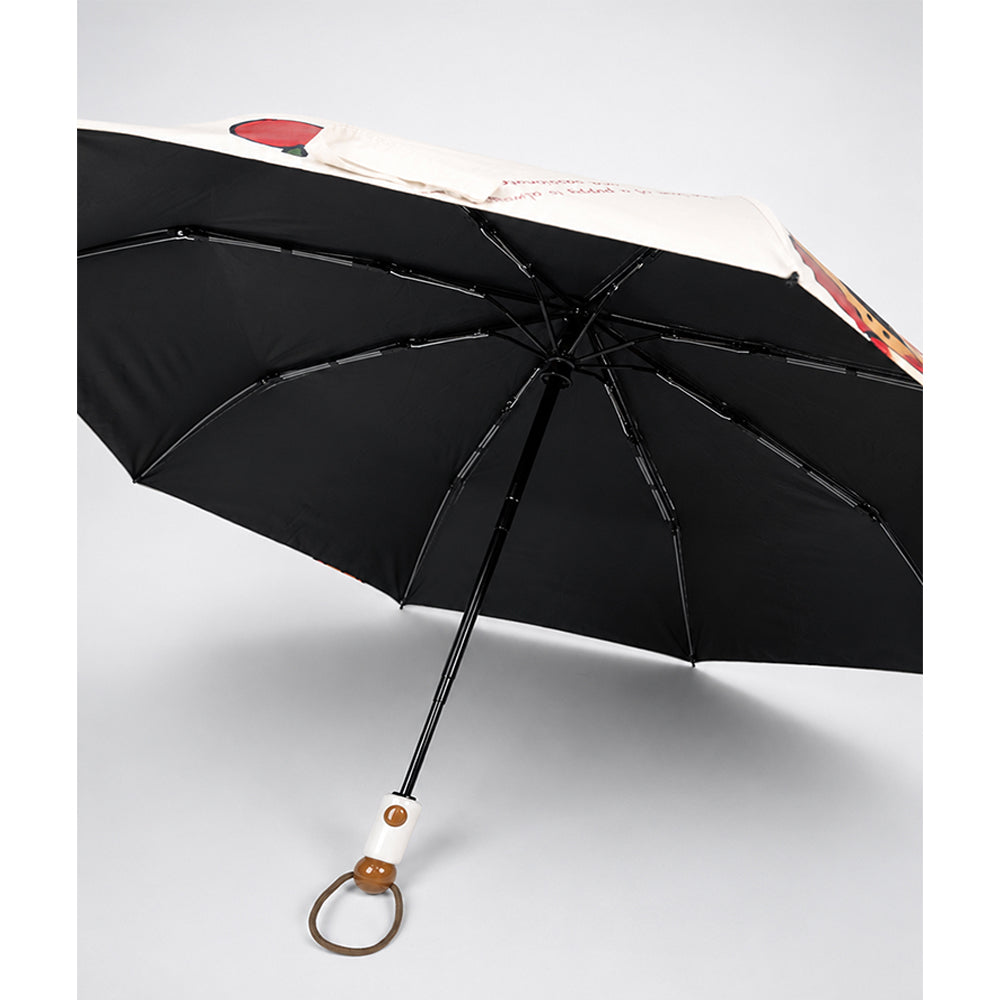 3 Fold Auto Open & Close Rain & Sun Dual Umbrella for Teens & Adults