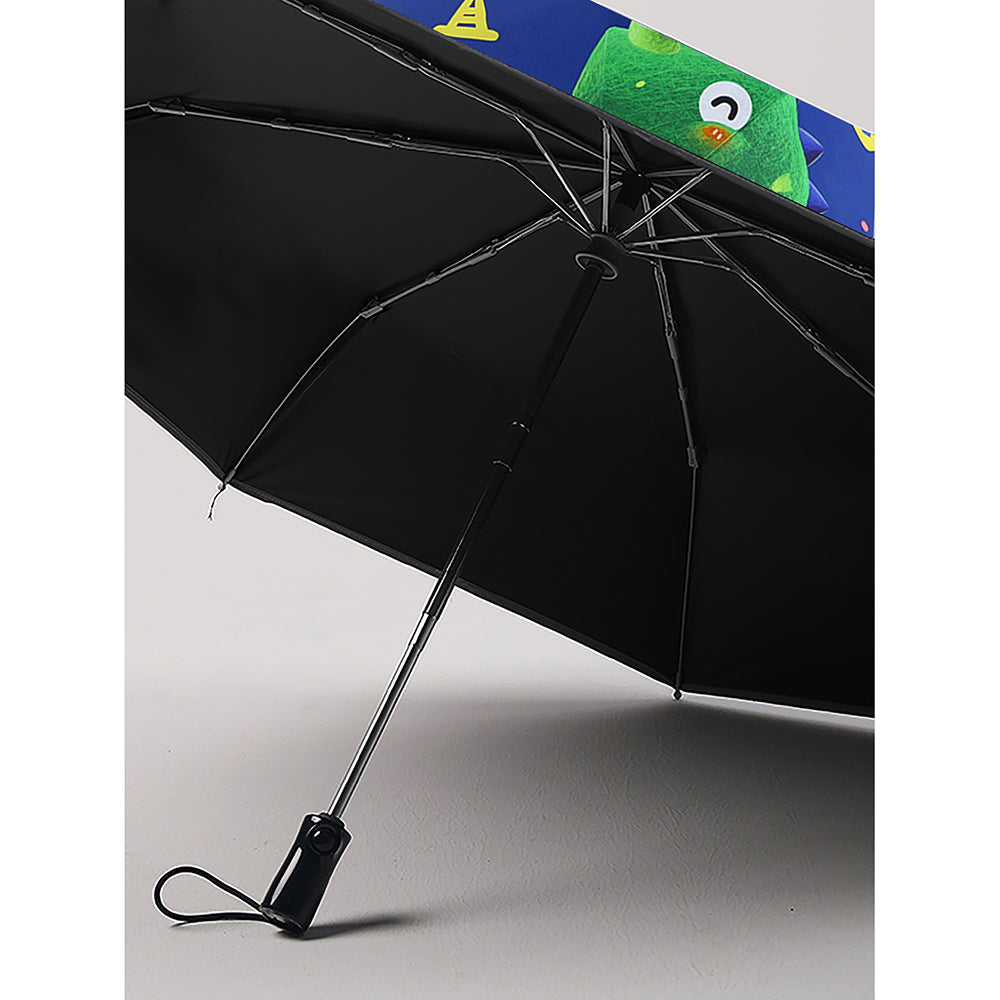 Little Surprise Box, 3 Fold Dump Truck Dino theme Rain & All Season Umbrella for Kids