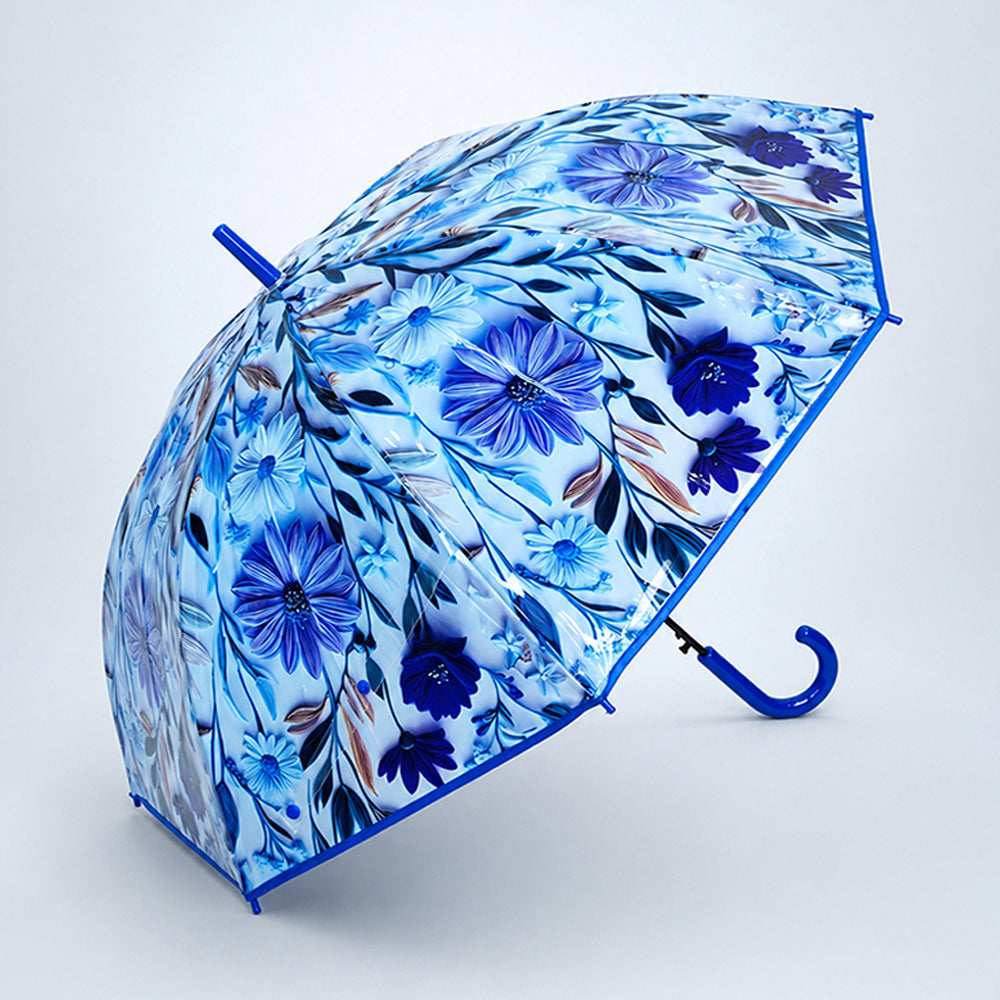 Floral Tile Print Umbrella for Teens & Adults