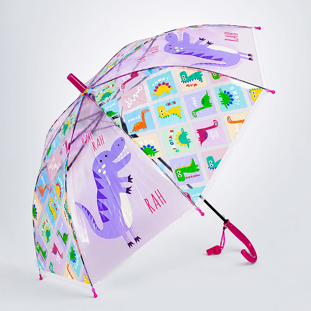 Transparent Dino Panel Umbrella