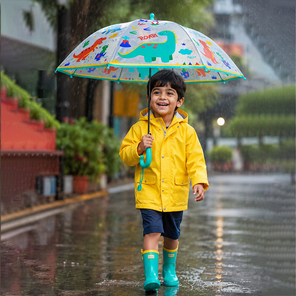 Themed Transparent Umbrella for Toddlers & Kids