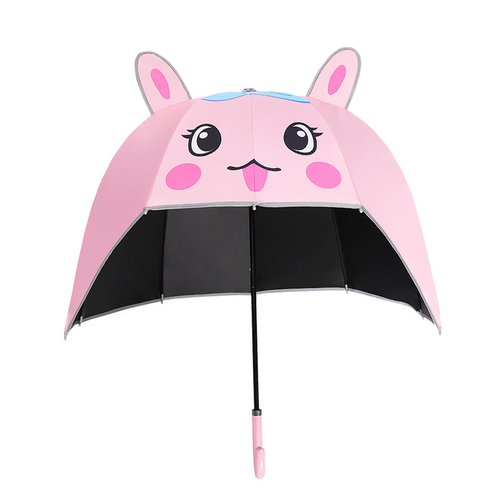 Little Surprise Box White Rabbit Theme,Helmet Shape Kids Umbrella,Pink,4-8Yrs,Pink