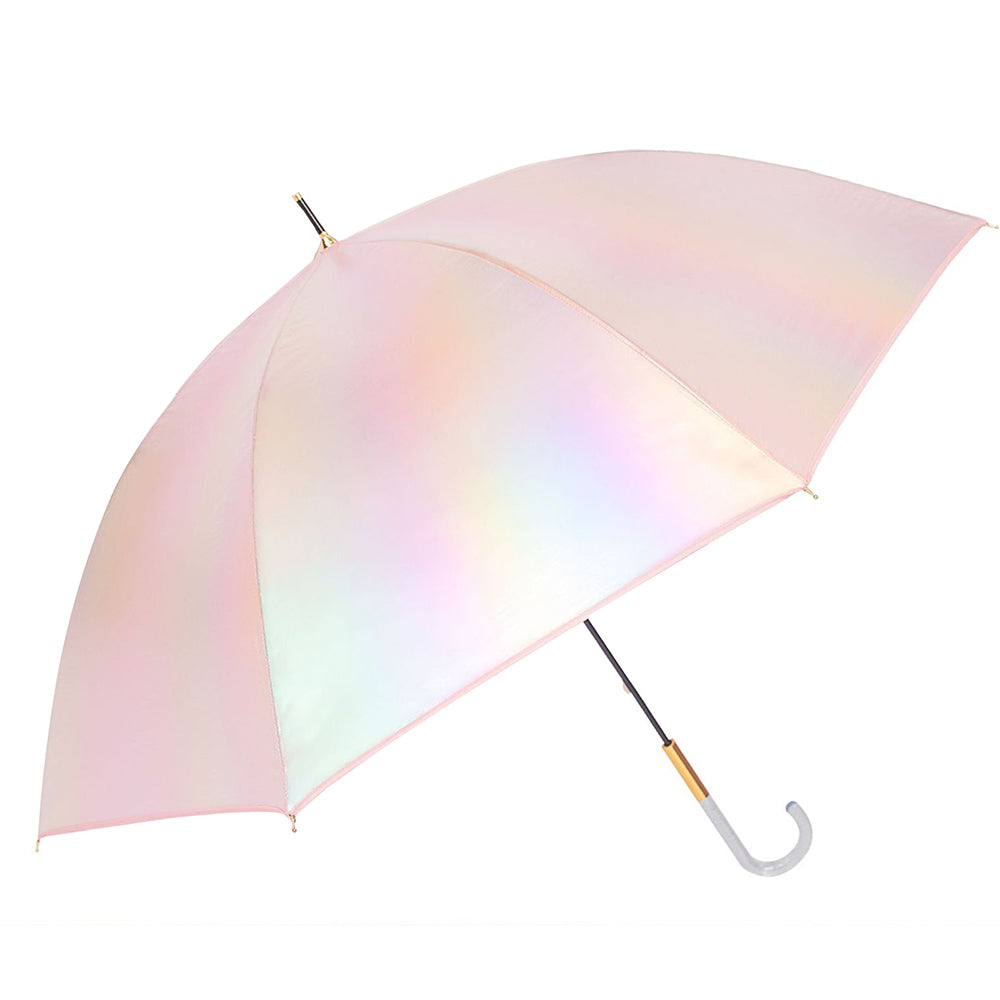 Little Surprise Box, Pink Holographic Glitter Rain Umbrella For Kids & Adults.