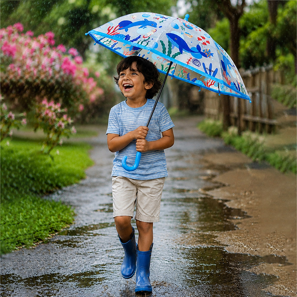 Themed Transparent Umbrella for Toddlers & Kids