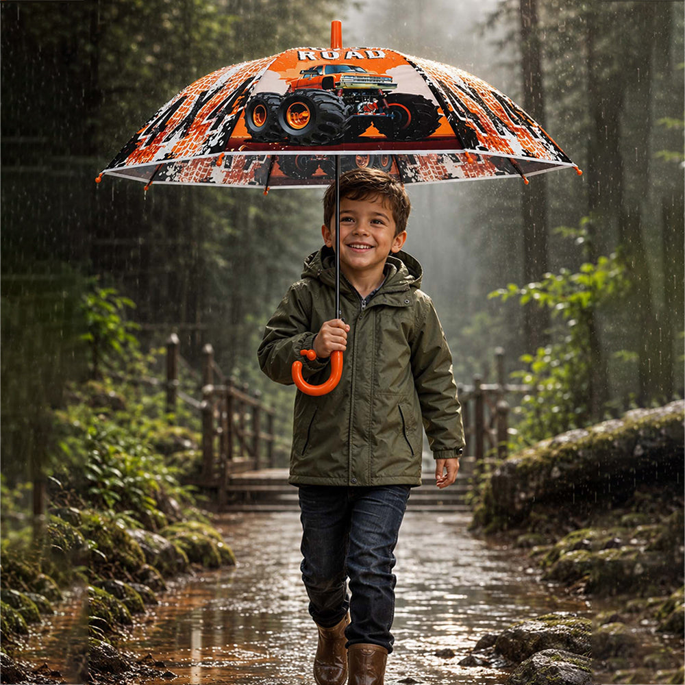 Sporty Adventure Umbrella for Kids - 5 to 10 years