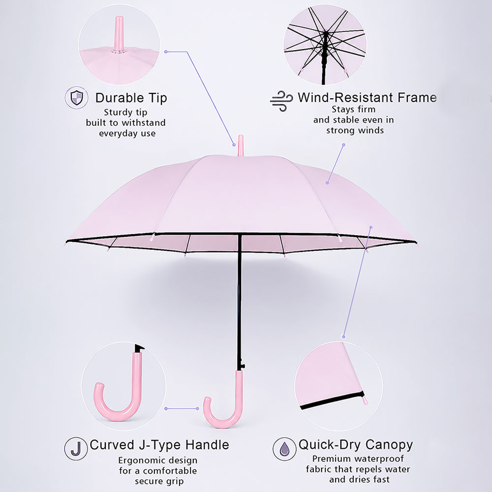 Black Border Solid Umbrella