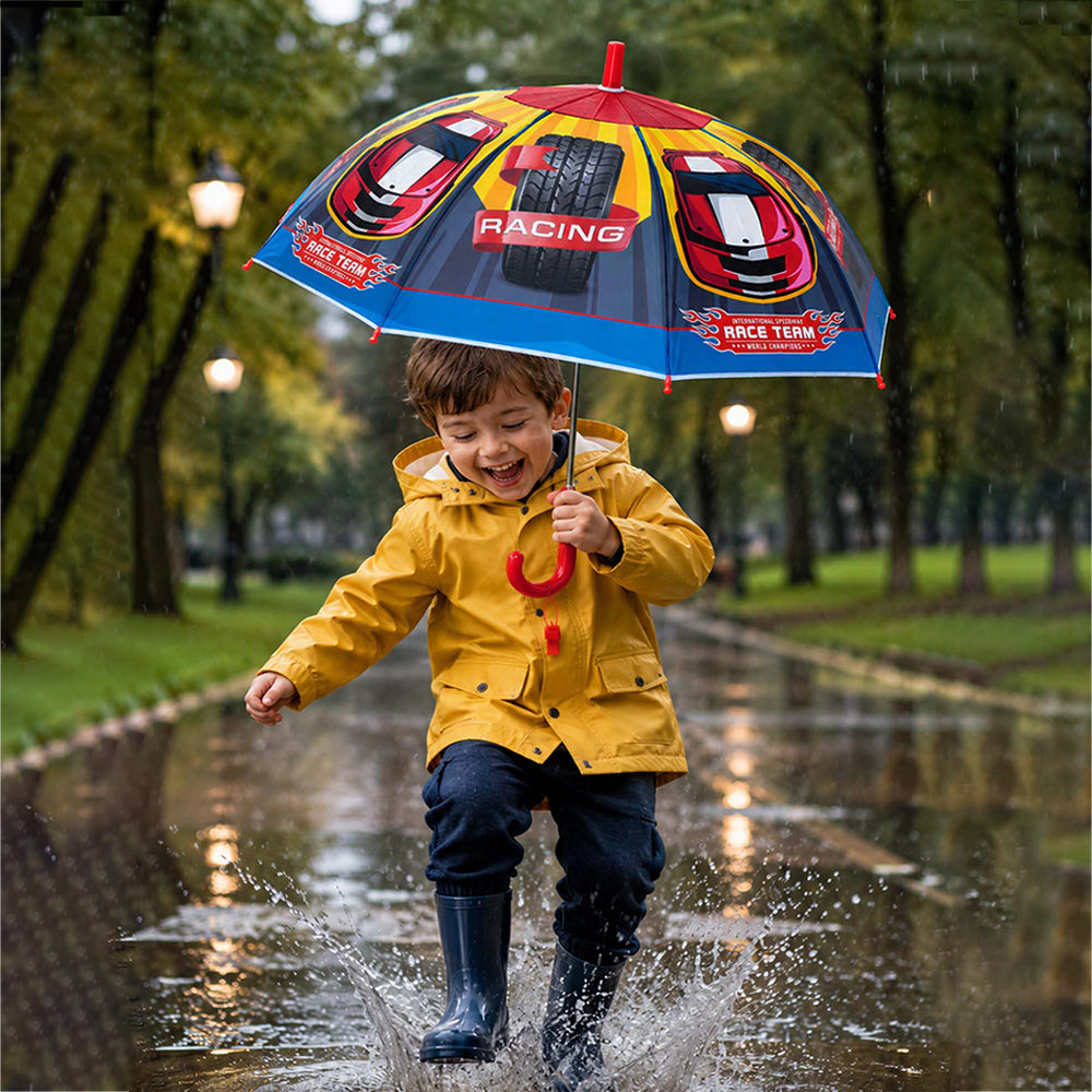 Sporty Adventure Umbrella for Kids - 5 to 10 years